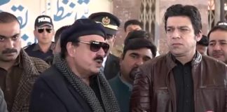 Minister for Railways Sheikh Rasheed, Governor of Sindh Imran Ismail and Minister for Water Resources Faisal Vawda Media Talk Quetta (14.11.18)