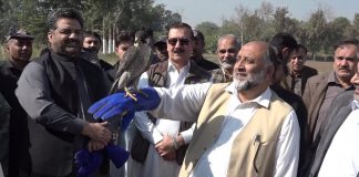 KP Minister Forestry, Environment & Wildlife releasing...