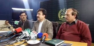 KP Minister Information Shaukat Yousafzai and Advisor To CM On E&SE Zia Ullah Khan Bangash Joint Press Conference...