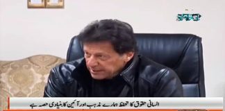 وزیراعظم عمران خان کی جی ایس پی پلس کے حوالے سے منعقدہ اعلی سطحی اجلاس میں گفتگو۔(29.01.19)