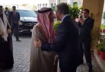 Saudi Minister of State for Foreign Affairs Adel al-Jubeir calls on Minister of Foreign Affairs Shah Mahmood Qureshi in Islamabad (07.03.19)