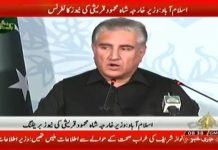 Minister of Foreign Affairs Shah Mahmood Qureshi Press Conference Islamabad (17.03.19)