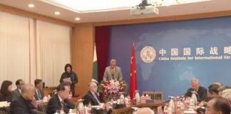 Minister of Foreign Affairs Shah Mahmood Qureshi visits China Institute of International Studies Beijing China (18.03.19)\n#PTI #ShahMahmoodQureshi #Pakistan 🇵🇰 ️ #China 🇨🇳 #CPEC\n\nForeign Minister Shah Mahmood Qureshi says the advent of second phase of China-Pakistan Economic Corridor will initiate a new era of socio-economic development in Pakistan. \n\nSpeaking at China Institute for International Strategic Studies in Beijing on Monday, he said Pakistan and China are not only strong friends, but their relations are based on strategic partnership.\n\nResponding to Indian aggression in the aftermath of Pulwama incident, Shah Mahmood Qureshi said Pakistan demonstrated patience and restraint. \n\nHe said Pakistan wants peace in the region and desires good relations with all its neighbours in South Asia, including India.\n\nHe said we want resolution of all outstanding issues with India through dialogue.\n\nThe Minister, later on, took a round of CIISS and recorded his impressions in the visitors\' book.\n\nوزیر خارجہ مخدوم شاہ محمود قریشی کا چائینہ انسٹیٹیوٹ فار انٹرنیشنل اسٹریٹیجک اسٹڈیز(CIISS) میں چینی اسکالرز سے خطاب\n\nپاکستان اور چین نہ صرف گہرے دوست ہیں بلکہ دونوں ممالک کے تعلقات اسٹریٹیجک شراکت داری کی بنیاد پر استوار ہیں مخدوم شاہ محمود قریشی\n\nپاک چین اقتصادی راہداری کا دوسرا مرحلہ کے آغاز سے پاکستان میں  سماجی اور اقتصادی ترقی کے نئے دور کا آغاز ہو گا مخدوم شاہ محمود قریشی\nپلوامہ واقعہ کے بعد بھارتی جارحیت کا جواب پاکستان نے حوصلے اور بردباری سے دیا مخدوم شاہ محمود قریشی\n\nپاکستان خطے میں قیام امن کا داعی ہے اور جنوبی ایشیاء میں اپنے تمام ہمسایوں کے ساتھ پرامن تعلقات کا خواہاں ہے مخدوم شاہ محمود قریشی\n\nپاکستان بھارت کے ساتھ بھی تمام تصفیہ طلب امور مذاکرات کے ذریعے حل کرنے کا خواہاں ہے مخدوم شاہ محمود قریشی\n\nوزیر خارجہ مخدوم شاہ محمود قریشی نے خطاب کے بعد انسٹیٹیوٹ فار انٹرنیشنل اسٹریٹیجک اسٹڈیز کا دورہ بھی کیا اور وزیٹرز بک میں اپنے تاثرات قلمبند کئ