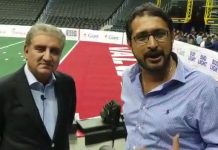 Minister of Foreign Affairs Shah Mahmood Qureshi Exclusive Talk with Samaa at venue Capital One Arena Washington D.C. USA (19.07.19)